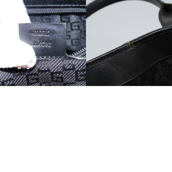 GUCCI Hand Bag Canvas Black - Picture 13 of 13